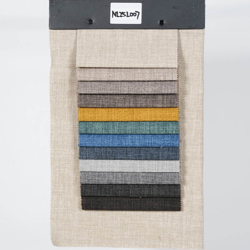 Tela Jacquard de Rayas Gruesas y Finas Poliéster para Sofá